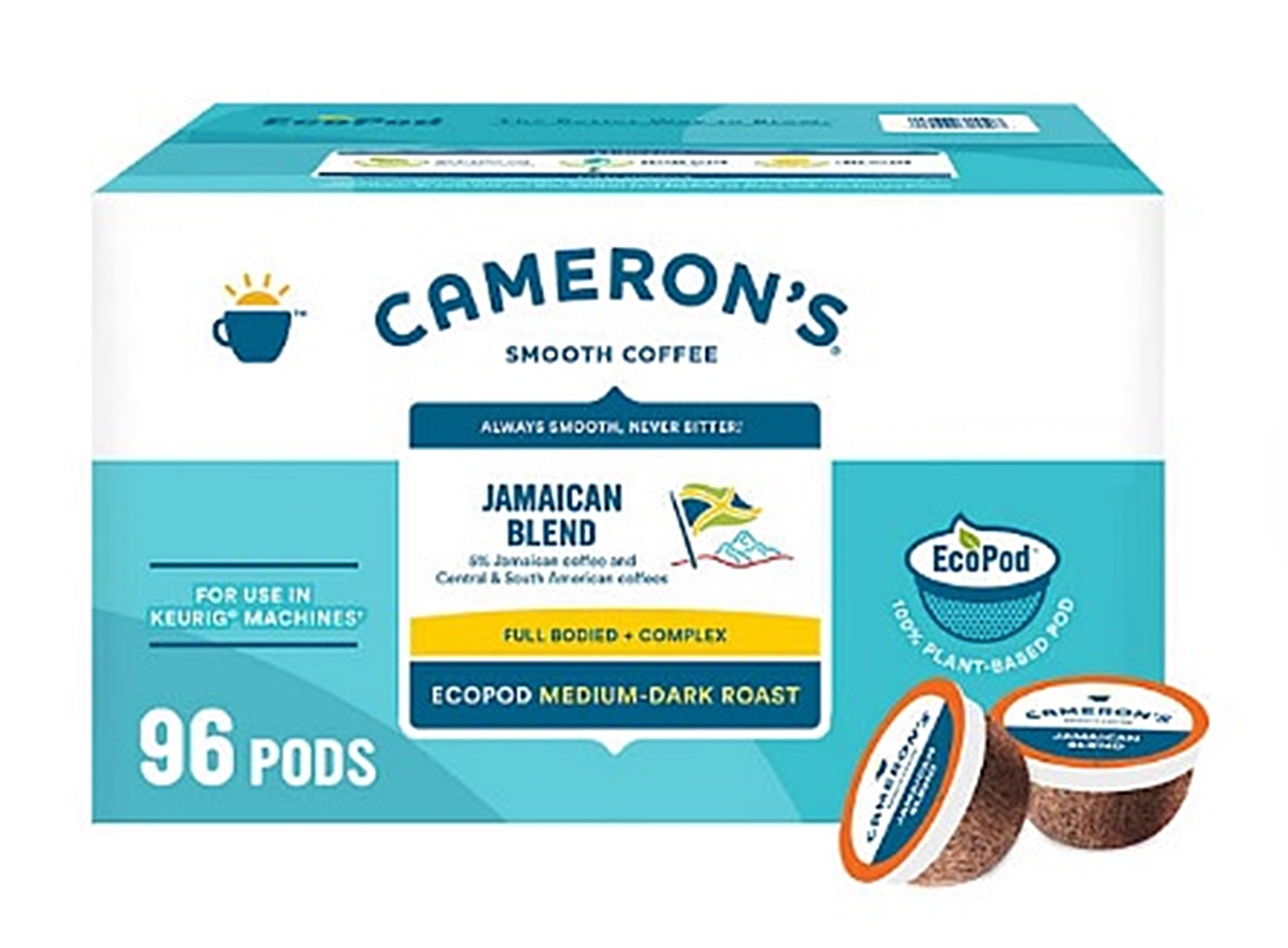 (image for) Cameron's Coffee Single Serve Coffee Cups, Jamaican Blend 96 ct.